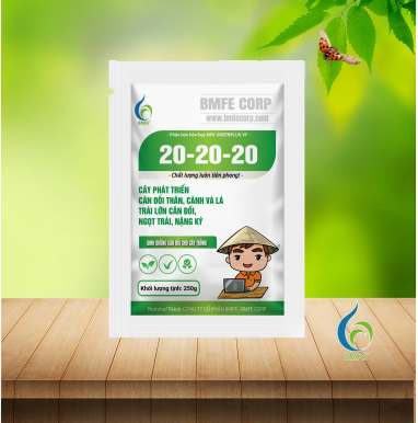 NPK 20-20-20 GreenPlus VF: Bóng Trái, Đẹp Trái, Tăng Độ Ngọt
