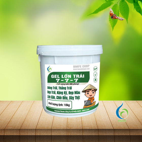 GEL LỚN TRÁI 7-7-7 – Giúp trái lớn nhanh, bóng đẹp, nâng cao chất lượng nông sản