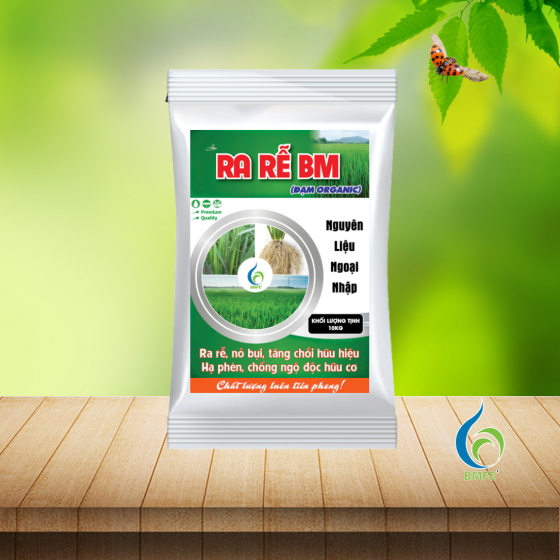 RA RỄ BM (ĐẠM ORGANIC) – Kích rễ mạnh, nở bụi nhanh, giải độc hữu cơ hiệu quả