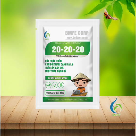 Phân Bón NPK 20-20-20 – Giải pháp nuôi trái tối ưu từ BMFE